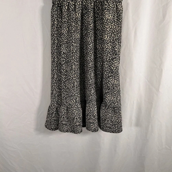 Topshop Mini Dress Women's 2 Leapord Print Sleeveless Stretchy Tie Spaghetti Str - Picture 9 of 9